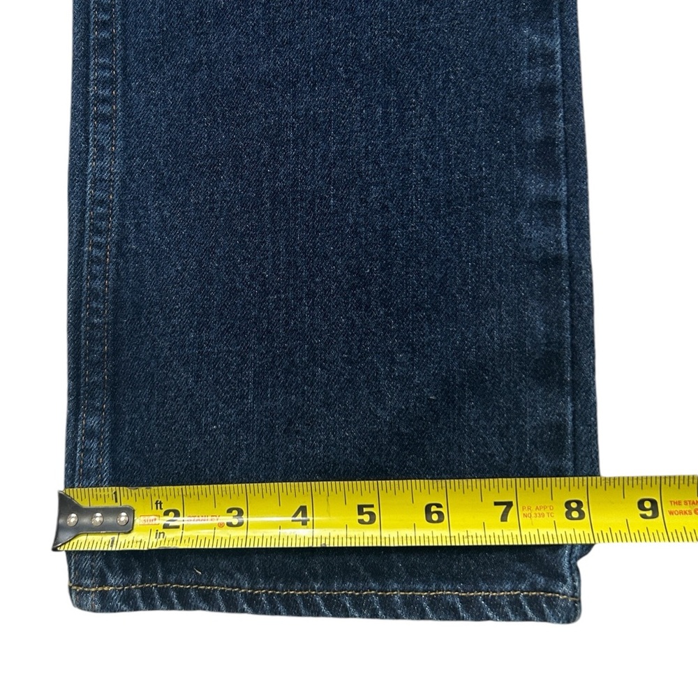 Hollister Mens 28x30 Straight Leg Dark Blue Button Fly Denim Blue Jeans EUC - Picture 7 of 16
